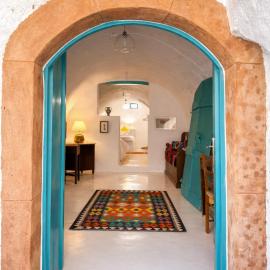 Kythira Stone House with Arch & Garden