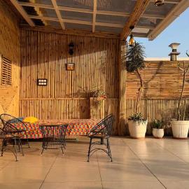 Madhuvana - मधुवन - Cozy Bamboo House on Terrace