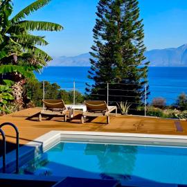 Melission में, होटल Rastoni Sea View Studio with Shared Pool
