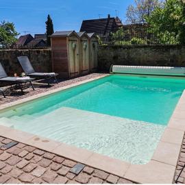 Gite familiale avec piscine Hunawihr, proche de Ribeauvillé et Colmar