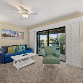 #242 Sanibel Moorings Courtyard View