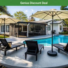 Renovated Villa with Heated Pool & Arcade, 5 Min to Pompano Beach
