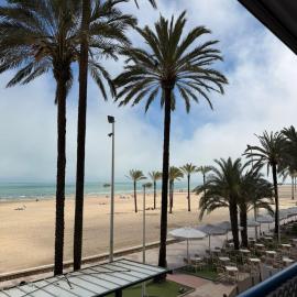 estudio en primera línea de la playa de San Antonio Cullera