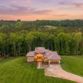 Serene SC Getaway w Views Firepit Sleeps 8