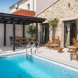 Lovely Home In Posedarje With Private Swimming Pool, Can Be Inside Or Outside
