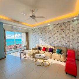 Sekinchan Sea View Condo Private Balcony & Stunning Ocean View 海景公寓 私人阳台 无敌海景, hotell sihtkohas Sekinchan