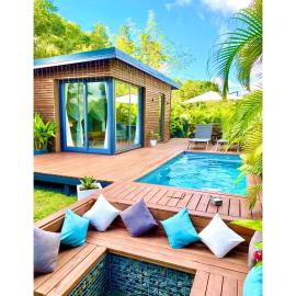 Moderne Lodge Tropical, hotel Les Abymes-ban