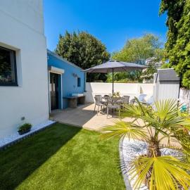 Maison 80m2 centre ville - Plage 250m, cour privée - Villa les Mouettes
