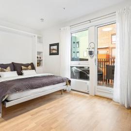 Apartment with a sunny balcony in Oslo