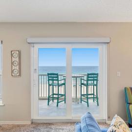 Spacious gulf front condo with beach access
