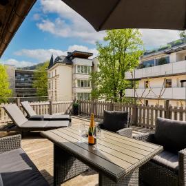 Maisonette-Apartment mit großer Terrasse im Zentrum von Bregenz