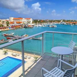 Aruba Port Apartment with seaview, hotel in Oranjestad