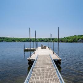 Lakefront Boat Slip Hot Tub