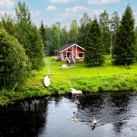 Villa Hiisi Lapland Aurora Riverside, hotel u gradu Ranua
