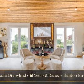 Disneyland Paris Villa Bali Balneo, cinema, pool, hotel in Saint-Germain-sur-Morin