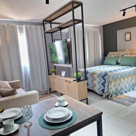 Studio Elegante - Completo - AC - Garagem