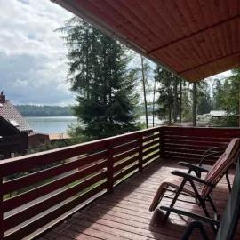 Domek nad jeziorem na Mazurach z kominkiem, Mazury, Leśny Zakątek