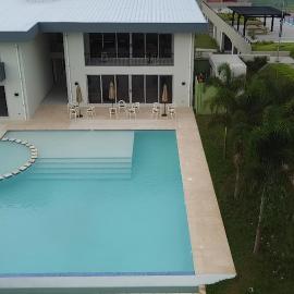 Modern top floor apartment with pool