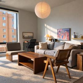 East Side Luxury 1BR Apt - Near Brady St with Balcony and Lounge - Sleeps 4, hotel a Milwaukee