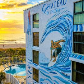 Chateau by the Sea - Cocoa Beach Oceanfront Pet-Friendly Condos with Rooftop Deck & Heated Pool