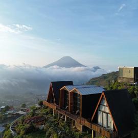 Villa Dieng Sikapuk Hill Superior Cabin, hotel in Kejajar