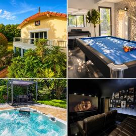 Villa avec jacuzzi, sauna, cinéma - Proche Paris