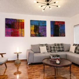 Amplia casa en Condesa ideal para grupos con 4 recámaras y terraza, hotel en Ciudad de México