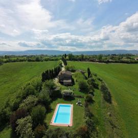 Podere Cartaio Bio Farm, private pool, AirC