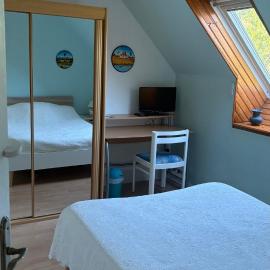 Chambre au calme avec vue sur le jardin, hotel in Joué-lès-Tours