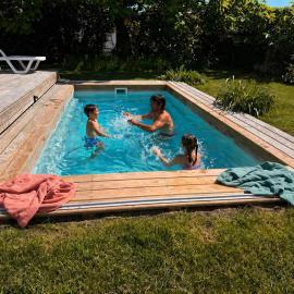 Maison Ginette - Piscine chauffée, 8 pers, proche de la mer