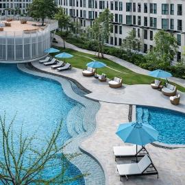 High Floor Peaceful Studio Near BTS Sukhumvit