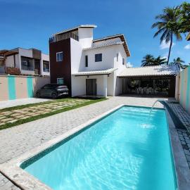 Refúgio Guarajuba, 50m da Praia, Piscina, Recarga EV, área gourmet, churrasqueira