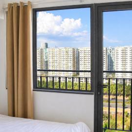 Cozy22 1BR Shore2 Residence, Near Airport, IKEA, MOA, SMX, Pasay City, Manila
