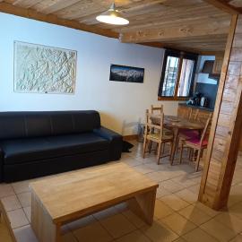 Appartement en montagne, chien de traineaux 777 route de morsullaz