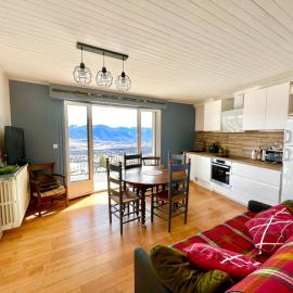 T3 Hycenter terrace with view, parking, Sauna