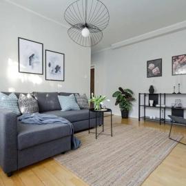 Modern 1BR Apartment with Balcony 20min to City