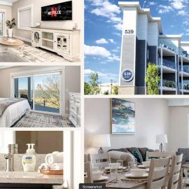 Luxury Downtown 2BDR Lake View Penthouse Condo steps to Beach 302W, Hotel in Traverse City