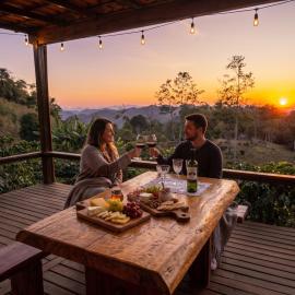 A loving farm cabin just for you and your love!, hotel in Alto Caparao