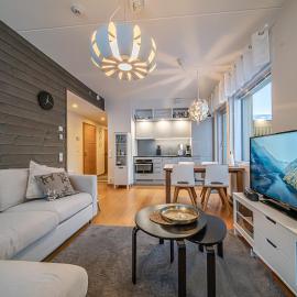 Modern Ski Apartment in Levi Centre-Private Sauna