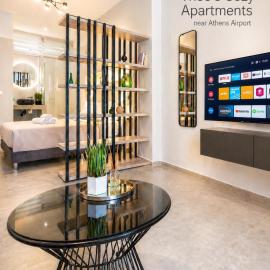 Theo's Cozy Apartment's near Athens airport, hotell sihtkohas Spáta