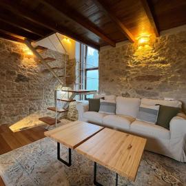Loft de piedra con Vistas a la ría en Broña, hotel a Outes