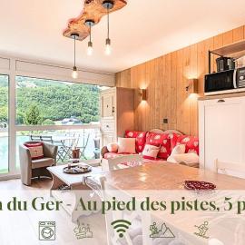 Le Balcon du Ger, vue panoramique sur les pistes