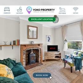 West Street House with Free Parking, Smart TV and Fast Wifi by Yoko Property