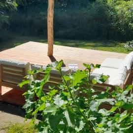 Bachgeflüster 2,5 Zimmer mit Terrasse direkt am Bach, maximal für 2 Erw2Kinder, Grillplatz,