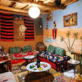 Café nour dar ait ben haddou, hotel in Taskoukte