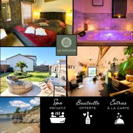 Escapade détente proche plage avec Spa privé, hotel in La Bernerie-en-Retz