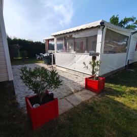 Mobil home climatisé au Domaine Lalande à Mimizan