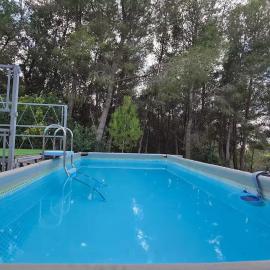 Finca rural con piscina para grupos grandes