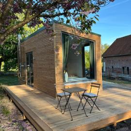 Minimalist Design Cabin mit See- und Wiesenzugang, hotel a Walsrode