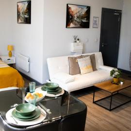 Sheffield City Centre Studio Sleeps 3